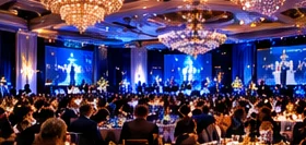 Elegant banquet and gala stage